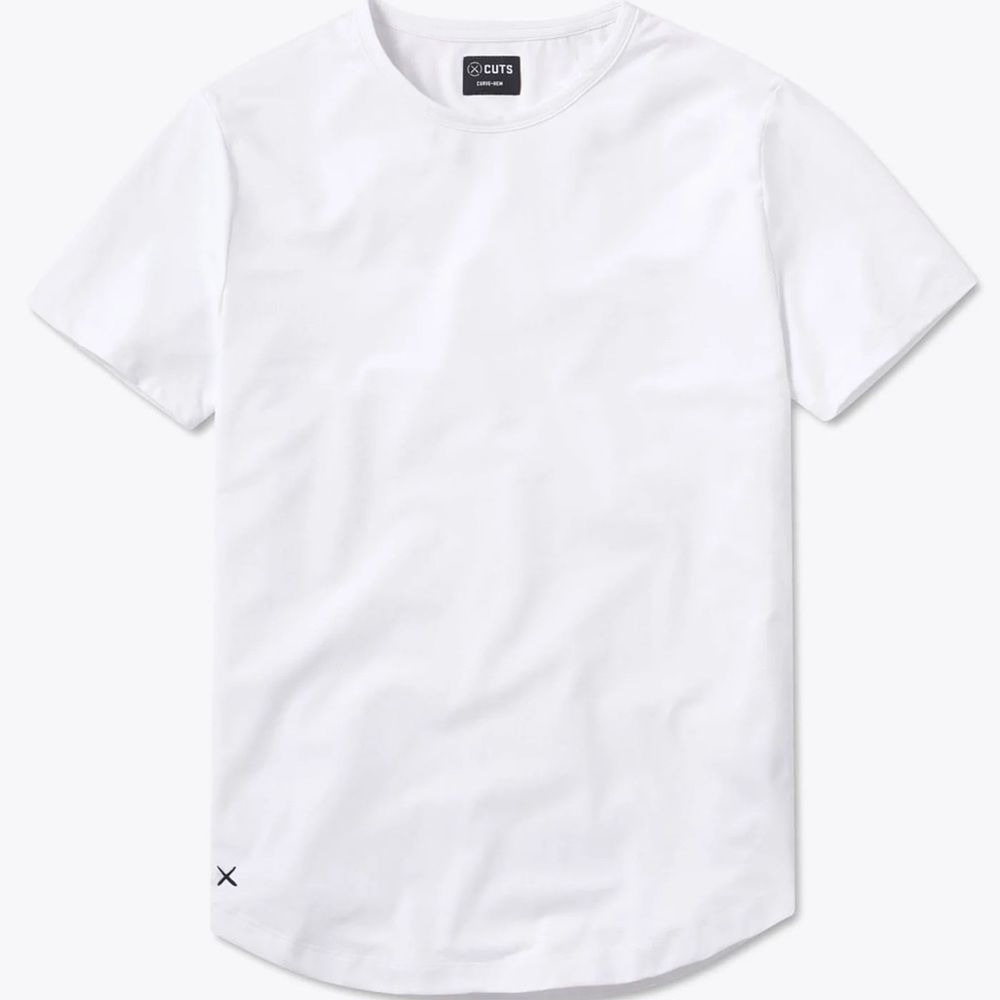 Cuts Clothing White Short Sleeve Tee